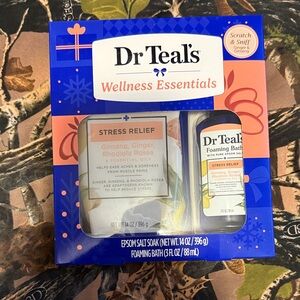 Dr Teal's Stress Relief Epsom Salt and Foaming Bath Set